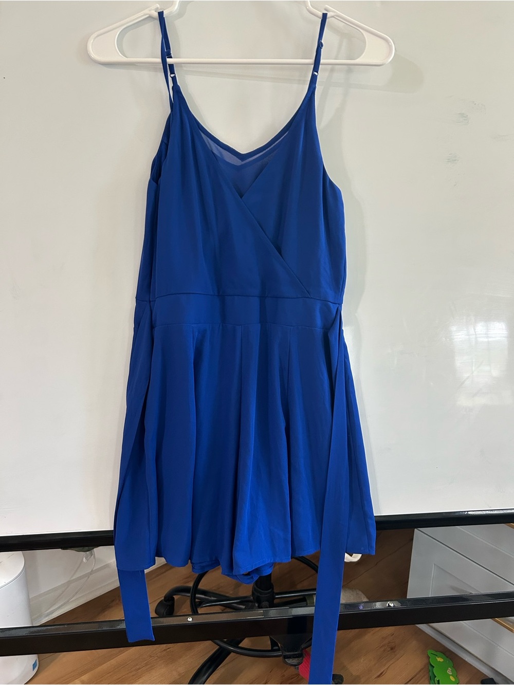 Express Royal Blue Spaghetti-Strap Romper